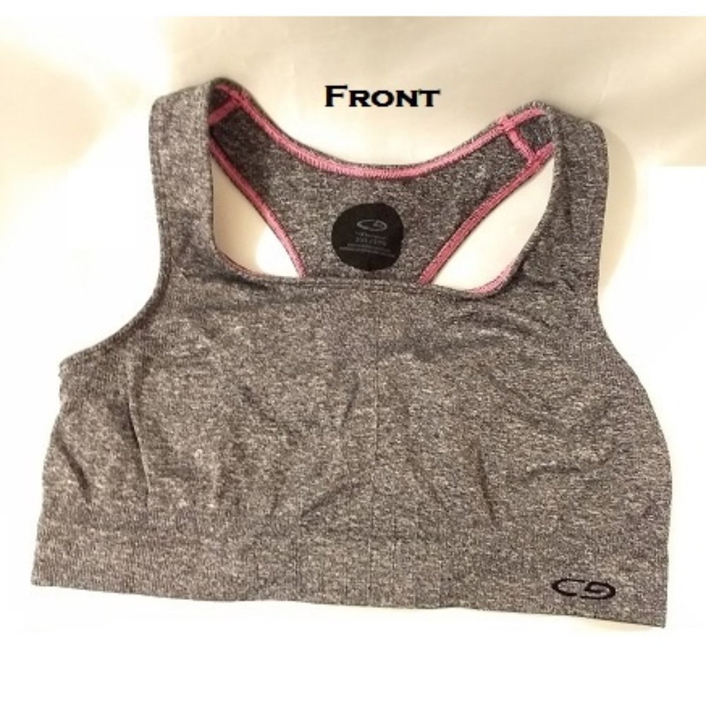 C9 by Champion Heather Gray Racerback Seamless Sports Bra Sz 2X